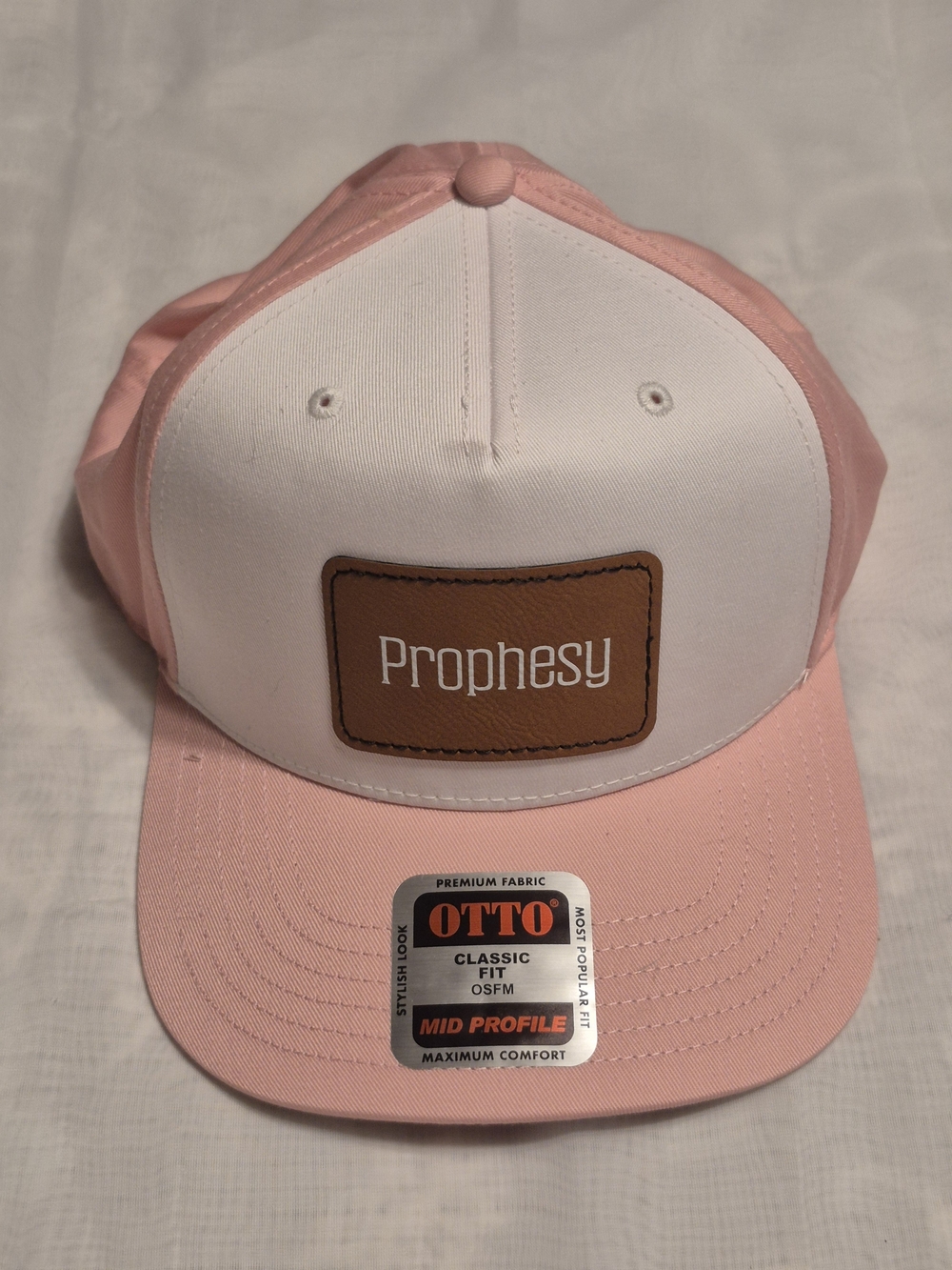 OTTO Prophesy Pink and White Patch Cap
